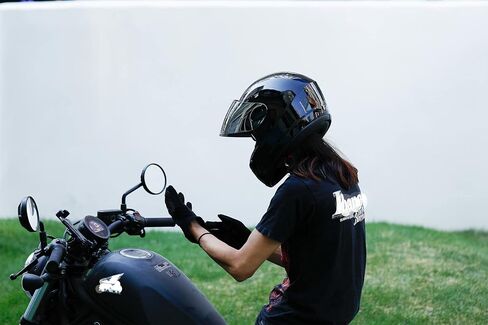 TCMT Adult Gloss Black Full Face Street Dirt Bike ATV Off-Road Motorcycle Motocross Helmet DOT in Saudi Arabia