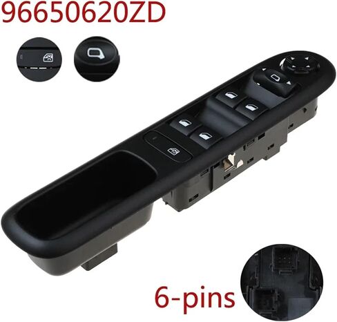 Door Lifter Switch 6490X6 96650620ZD 96650621ZD FL Master Power Window Switch 1Pcs(96650621ZD) in Saudi Arabia