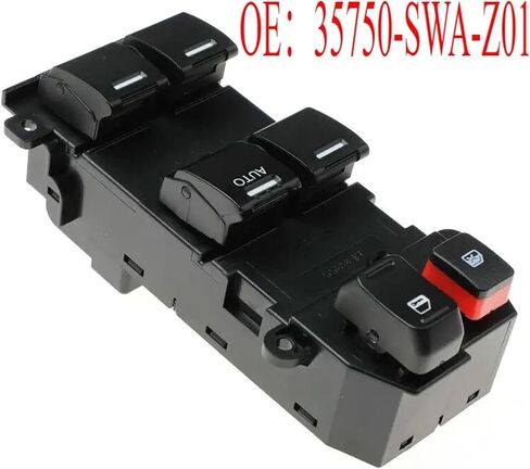 Car Electric Master Power Window Switch 35750-SWA-Z01 Auto Accessorie 1Pcs in Saudi Arabia