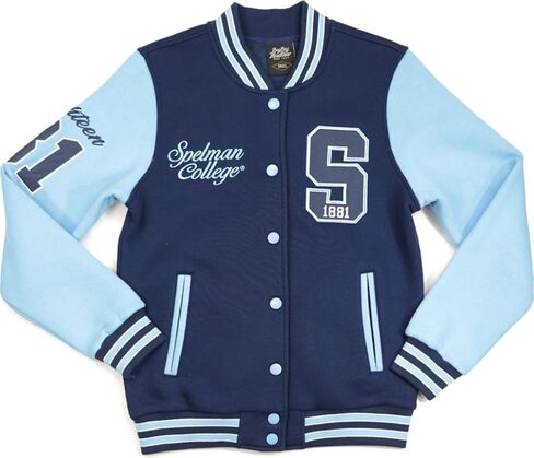 Big Boy Spelman College S4 Womens Fleece Jacket [Navy Blue] - ID#66461-115-207-0-0 in Saudi Arabia