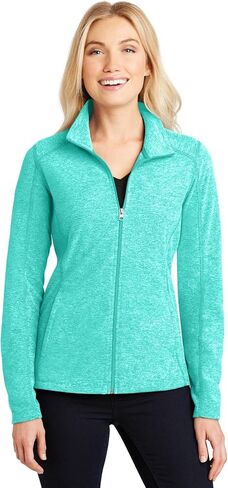 Port Authority Women's Heather-Micro fleece Full-Zip Jacket in Saudi Arabia