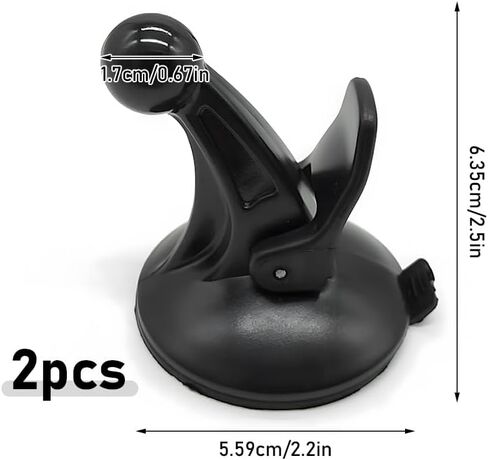 2-Pack GPS Mount Holders – Dashboard and Windshield Compatible Cradles for Navigation, Road Trips, and Daily Commutes – Secure and Adjustable Stands in Saudi Arabia