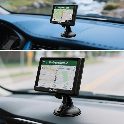 2-Pack GPS Mount Holders – Dashboard and Windshield Compatible Cradles for Navigation, Road Trips, and Daily Commutes – Secure and Adjustable Stands in Saudi Arabia