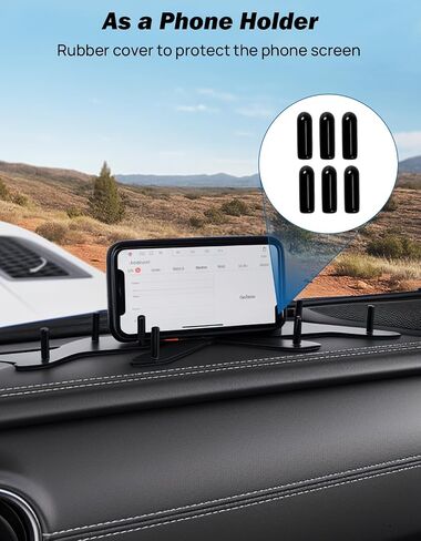 حامل بطة لوحة القيادة من JOYTUTUS متوافق مع 2018-2023 Wrangler JL 2020-2023 Gladiator JT، وسادة هبوط بقابس البط للوحة عدادات Wrangler in Saudi Arabia