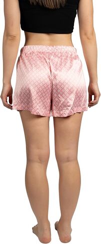 TAHARI Women's 2-Pack Satin Drawstring Pajama Lounge Shorts in Saudi Arabia