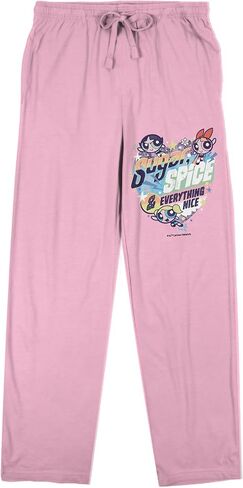 Powerpuff Girls Sugar, Spice, & Everything Nice Women's Pink Sleep Pajama Pants in Saudi Arabia