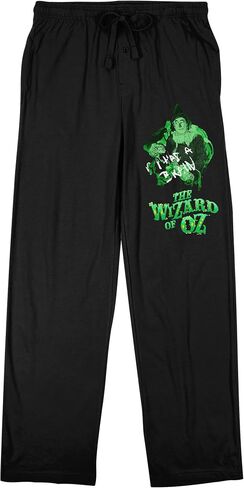 Wizard of Oz Scarecrow Character Women's Black Sleep Pajama Pants in Kuwait