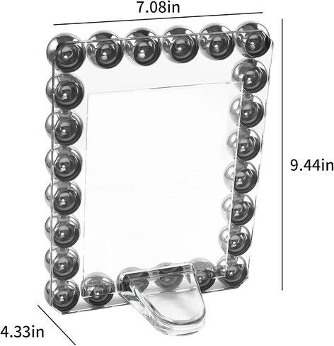 Crystal 5x7Inch Picture Frame Decor, Wedding Frame Tabletop Display, Display Pictures 5''x 7'', Comes with Gift Box in Saudi Arabia