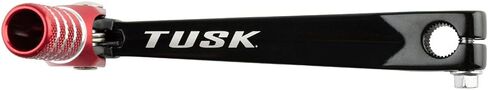 TUSK Folding Shift Lever Black/Red Tip for Honda XR100R 1985-2003 in Saudi Arabia