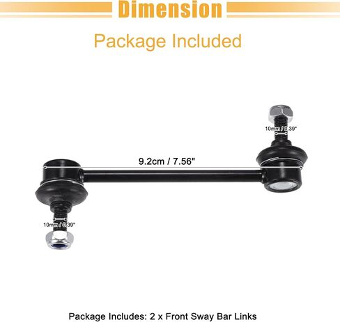 X AUTOHAUX 2pcs Front Sway Bar Links Stabilizer Link Kit for Ford Fusion 2010-2012 for Lincoln MKZ 2009-2012 for Mercury Milan 2010-2011 Suspension Kit No.K750415 in Saudi Arabia