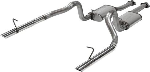 Flowmaster 717213 FlowFx Cat-Back Exhaust Kit 2.5 Inch 409 Stainless Steel Compatible with 1986-1993 Ford Mustang LX 5.0L 1986 Ford Mustang GT 5.0L in Saudi Arabia