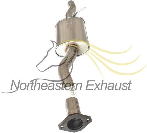 Northeastern Exhaust | Stainless Steel Y PIpe, Resonator Pipe and Muffler Exhaust System Kit Compatible for INFINITI FX35 2003-2008 3.5L | Free Gaskets and Clamp Included in Saudi Arabia