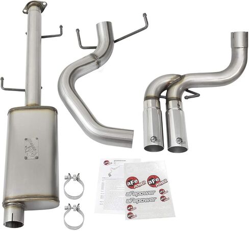 aFe Power 49-46030-B Rebel Series Performance Exhaust System (for Toyota Cat-Back, 3", Stainless) in Saudi Arabia