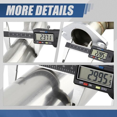 Auto Dynasty 4 Inches Dual Round Muffler Tip Catback Exhaust System Compatible with 2007-2012 Nissan Altima Sedan V6, Stainless Steel in Saudi Arabia