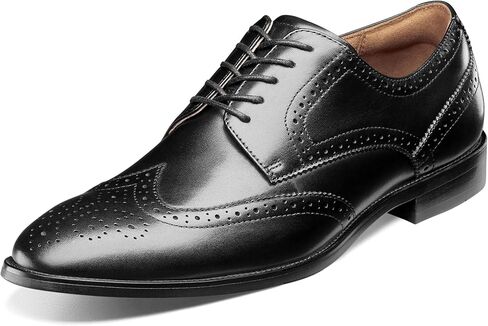 Florsheim Men's Rubano Wt Shoes Oxford, Black/Black, 11 M in Saudi Arabia