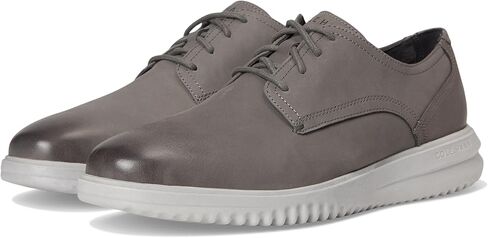 حذاء أكسفورد للرجال من Cole Haan بمقدمة كبيرة + سادة، لون هادئ من جلد نوبوك/رقاقة دقيقة، عرض 30.48 سم in Saudi Arabia