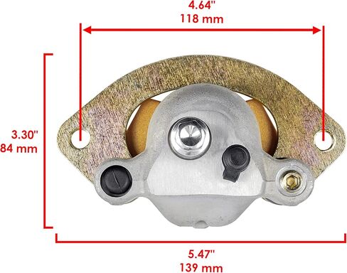 Caltric Rear Brake Disc and Caliper Compatible with Polaris Sportsman XP 850 EPS 2009-2014 in Saudi Arabia