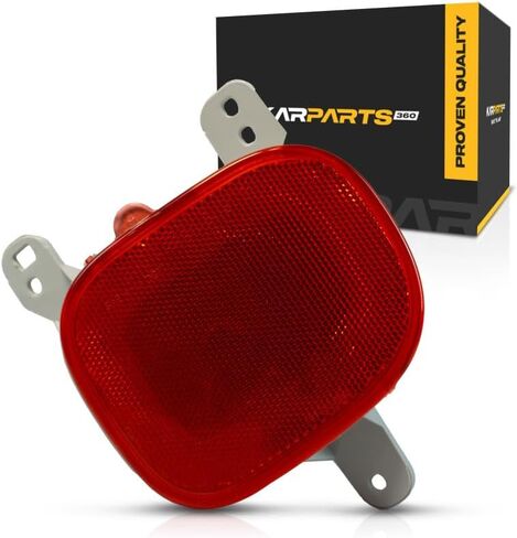 For Jeep Renegade 2015 2016 2017 2018 Bumper Reflector Passenger Side | Rear | CAPA | Replacement For CH1185103, CH1185103C | 191275369470, 68255513AA in Kuwait