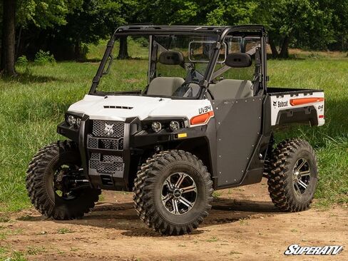 SuperATV Bobcat UV34 Full Windshield | Standard Polycarbonate | Preinstalled Bulb Seal Clear in Saudi Arabia