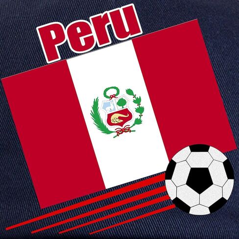 قبعة فريق كرة القدم CafePress Peru قبعة بيسبول قابلة للتعديل in Saudi Arabia