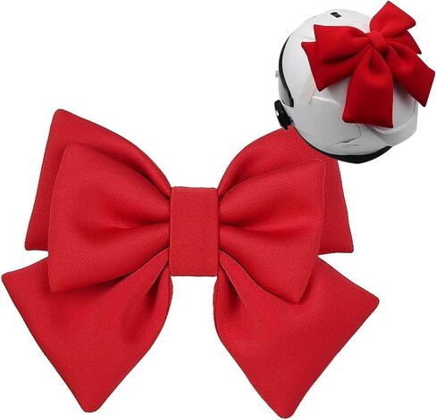 Helmet Bow, Removable Large Fabric Helmet Accessory, Cute Fashion Bow Motorcycle Decoration, Universal for Ski Bike Motorcycle in Kuwait