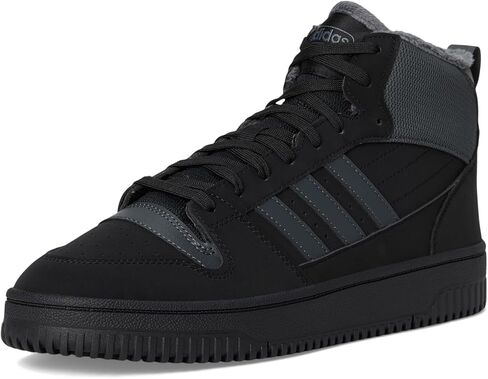 adidas Unisex Break Start Mid Top Winterized Basketball Sneaker, Black/Grey/Black, 11.5 US Men in Saudi Arabia
