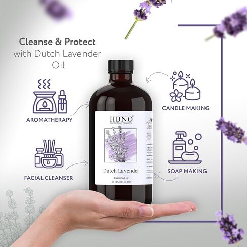 HBNO Patchouli Essential Oil - Huge 4 oz (120ml) Value Size - Natural Patchouli Oil, Perfect for Cleaning, Aromatherapy, DIY, Soap & Diffuser in Saudi Arabia