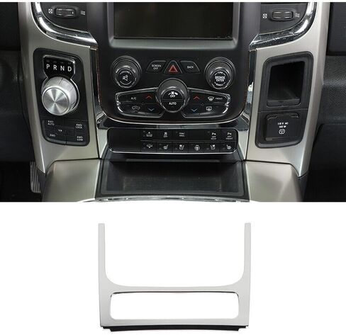 Chrome Center Console Adjust Switch Panel Frame Cover Trim for Dodge for Ram 1500 2010,for Ram 1500 2011-2017 CCCASPFCTFDR2 in Saudi Arabia