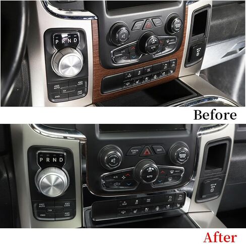 Chrome Center Console Adjust Switch Panel Frame Cover Trim for Dodge for Ram 1500 2010,for Ram 1500 2011-2017 CCCASPFCTFDR2 in Saudi Arabia