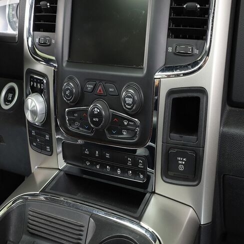 Chrome Center Console Adjust Switch Panel Frame Cover Trim for Dodge for Ram 1500 2010,for Ram 1500 2011-2017 CCCASPFCTFDR2 in Saudi Arabia