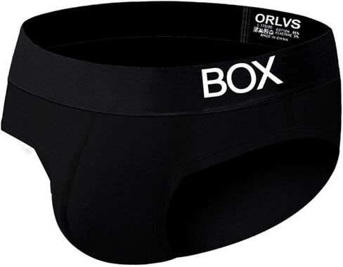 Men's underwear, sports low-waist underwear, simple black and white in Saudi Arabia