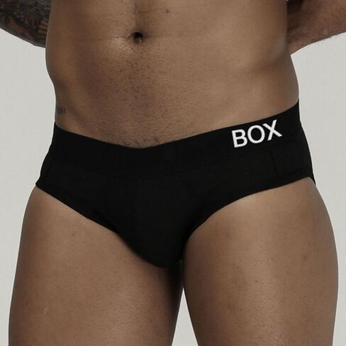 Men's underwear, sports low-waist underwear, simple black and white in Saudi Arabia