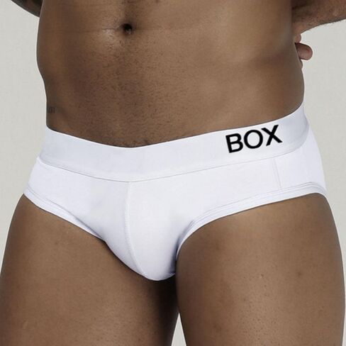 Men's underwear, sports low-waist underwear, simple black and white in Saudi Arabia