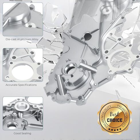 Timing Chain Cover Oil Pump Compatible with Toyota Echo 2000-2005 Yaris 2007-2012 Scion xA xB 2004-2006 1.5L Replace for M539 15100-21040 151000M010 1510021042 OP949 OPT-115 PO15-M100 in Kuwait