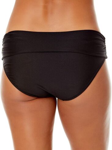 Women's Side Shirred High Waist Bikini Bottom in Saudi Arabia