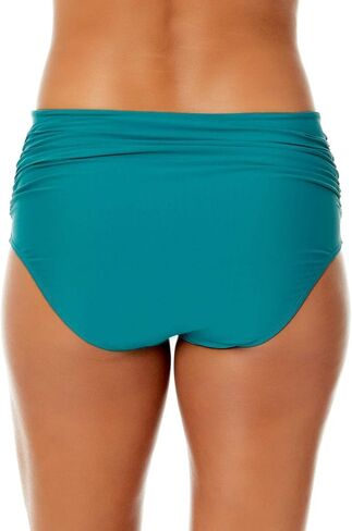 Women's Side Shirred High Waist Bikini Bottom in Saudi Arabia