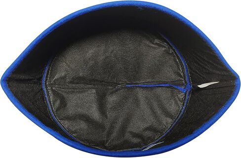 قبعة الكوفية ذات الطراز المغربي الأسود الصلب مع جزء علوي مدبب in Kuwait