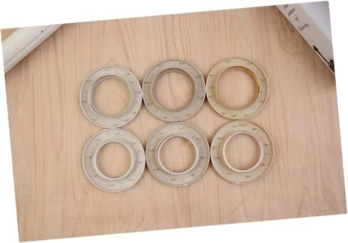 DECHOUS 20pcs Material Low Noise Eyelet Rings Easy to Use for Curtain Tape Buckle in Saudi Arabia