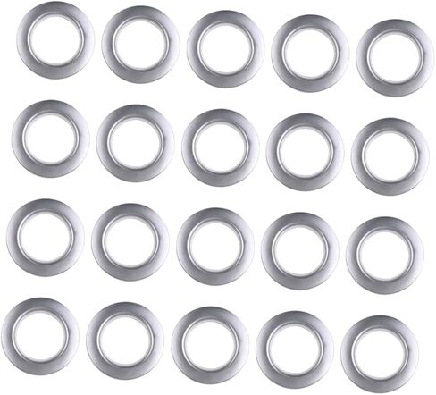 Cabilock 80pcs Plastic Curtain Grommet Rings No Drilling Roman Curtain Accessories for Living Windows in Saudi Arabia
