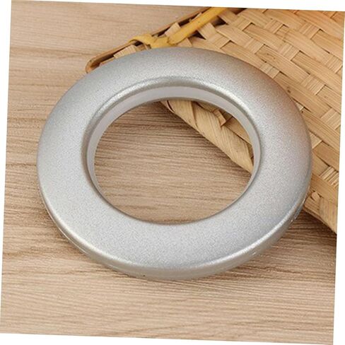 Cabilock 80pcs Plastic Curtain Grommet Rings No Drilling Roman Curtain Accessories for Living Windows in Saudi Arabia