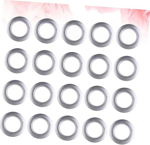 Cabilock 80pcs Plastic Curtain Grommet Rings No Drilling Roman Curtain Accessories for Living Windows in Saudi Arabia