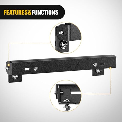 Nilight Universal Flip-Up Plate Frame for 10" Hawse Fairlead Mount Front License Bracket Holder Relocation Bumper Winch Mount Roller Fit for Most Pickup Trucks Off-Road Cars SUVs in Saudi Arabia