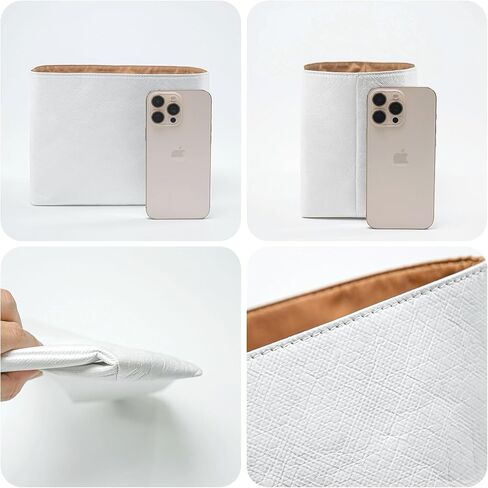 Ultra-light Purse Organizer Insert Compatible with Longchamp for Le Pliage Original L Tote Bag, Water-proof Dupontpaper Bag Organizer Insert, Keeps Bags Neat(L,White) in Kuwait