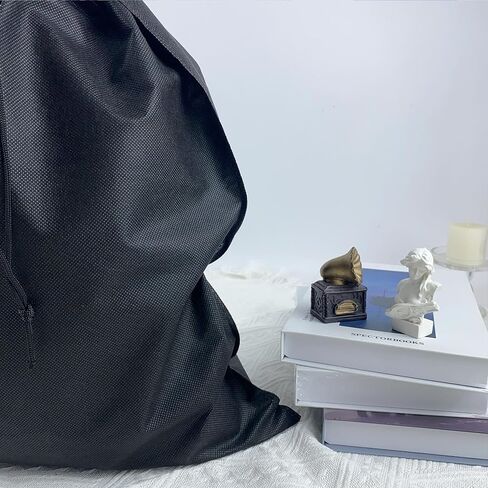 أكياس الغبار لحقائب اليد - 8 قطع من أغطية المحافظ السوداء، واقي حقائب اليد غير المنسوجة لتنظيم السفر ونقل الخزانة، 15.3 * 19 بوصة in Kuwait