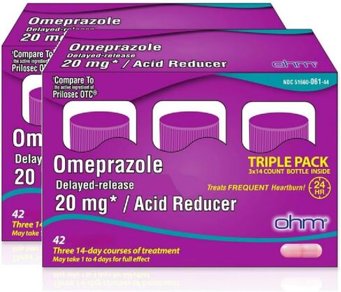 أقراص أومبرازول، أقراص متأخرة الإطلاق، 20 ملجم مخفض حمض، 84 قرصًا in Kuwait