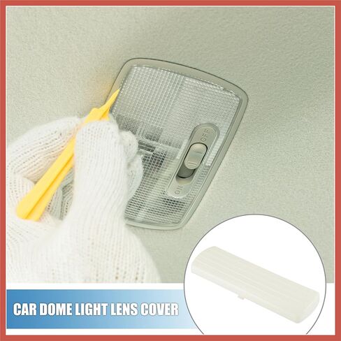 ACROPIX Car Interior Dome Lamp Inside Cab Light Lens Car Interior Light Lens for Chevy for GMC C10 Trucks 1960-1972 Plastic White Car Parts in Saudi Arabia