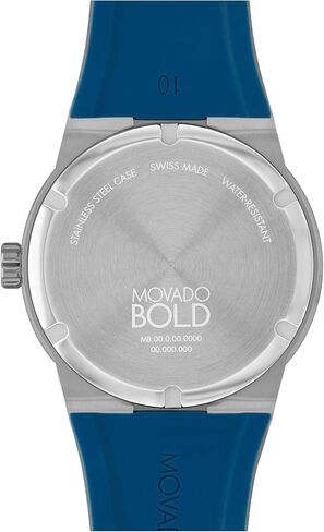 Movado Bold Fusion Men's Watch - Swiss Quartz 3H Movement, Silicone Strap - 5 ATM Water Resistance - Luxury Fashion Timepiece for Him - 42.30mm in Kuwait