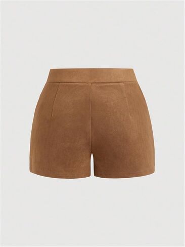 WDIRARA Women's Western Rodeo Fringe Suedette Shorts Vintage Low Rise Mini Shorts in Saudi Arabia