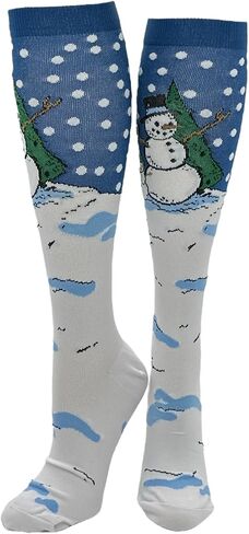 Crazy Dog T-Shirts Funny Christmas Compression Socks for Men and Women Funny Socks for the Holidays in Saudi Arabia