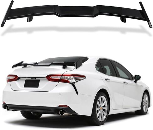 Rear Spoiler Compatible with Toyota Camry 8th Gen SE XSE LE XLE M4 Style 2018-2025 Rear Trunk Wing ABS Rear Trunk Lip Wing Spoiler(Gloss Black) in Saudi Arabia